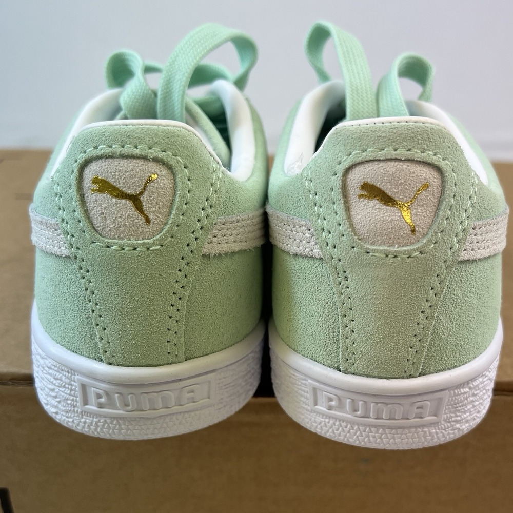 PUMA Suede Classic‎ Xxi Lace Up Womens Sz 6.5 Green Sneakers Casual Shoes - Picture 6 of 7